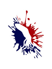 Rot Blau Krake cartoon clipart cool