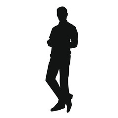 Man Posing Silhouette