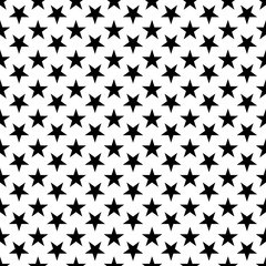 stars seamless pattern background black color