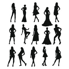 Woman Posing Silhouette