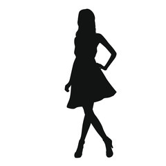 Woman Posing Silhouette