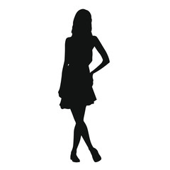 Woman Posing Silhouette