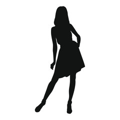 Woman Posing Silhouette