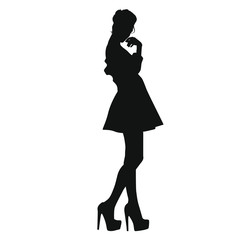 Woman Posing Silhouette