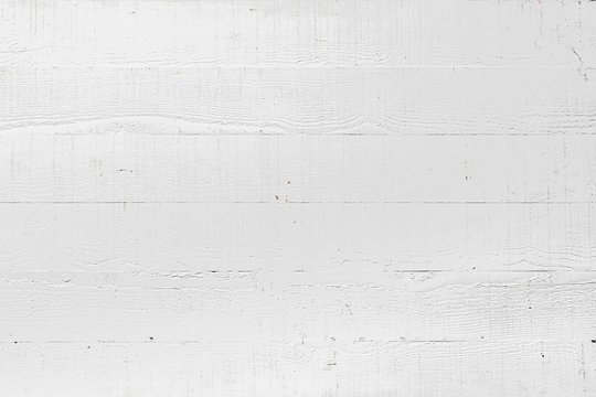White Painted Wood Texture Background