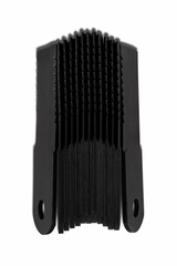 Group of Rotary Mower Blades, Slasher Blades, rotary Cutter placed on white isolated background with shadow. Agricultural Spare Part  