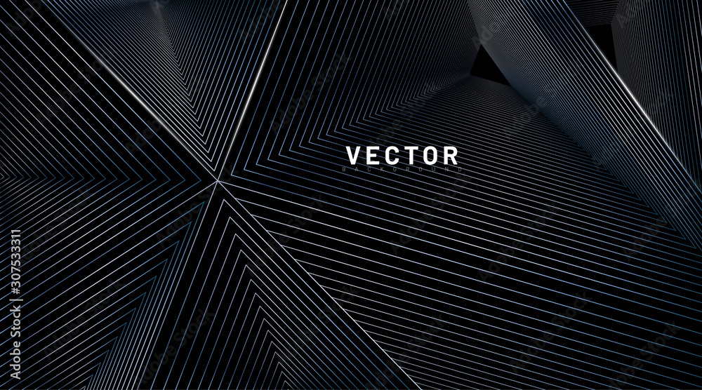 Sticker abstract background vector. illusion of triangular lines. vector illustrations for wallpapers, banne