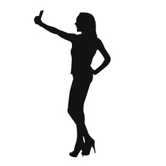 Obraz premium Woman Silhouette