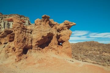 Fototapeta na wymiar Scenic desert cliffs, Red Rock Canyon State park, California