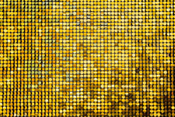 Sequins reflective background. golden Sequins, Sparkling,