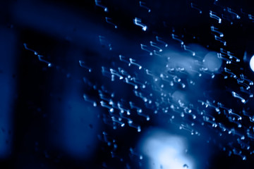 Abstract blue background. Christmas background.color of the year 2020 classic blue. Music concept