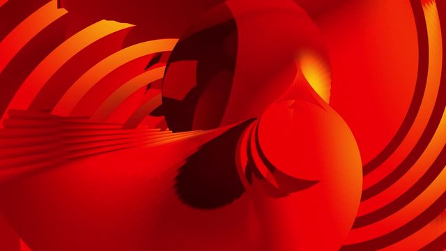 3d rendering 4k futuristic lines curves patterns motion background