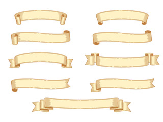 Obraz premium vintage風リボン ribbon yellow