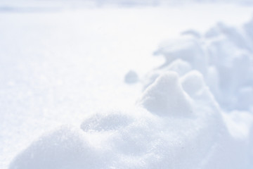 Fototapeta na wymiar Winter background with snow. Christmas and New Year holidays background