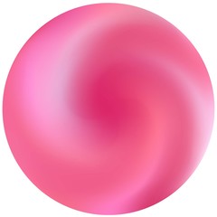 Round gradient mesh background.