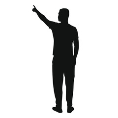 Obraz premium Man Silhouette