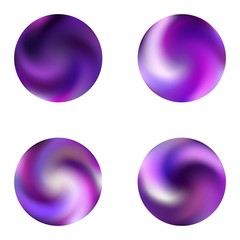 Gradients kit with round smooth backgrounds.