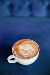 One cup of cappuccino.