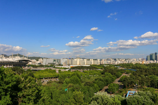 Seoul World Cup Stadium Park, Korea.