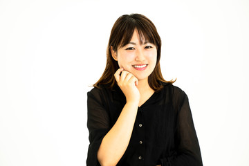 Fototapeta na wymiar 日本人の若い女性