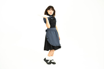 カフェのウェイトレス