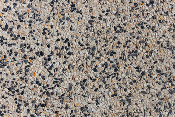Stone floor or sand floor, washed, granule, stone background image
