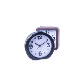 Naklejka premium clock or alarm clock on a background new.