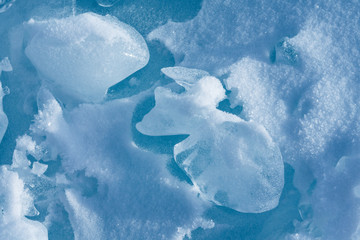drawings of Baikal ice