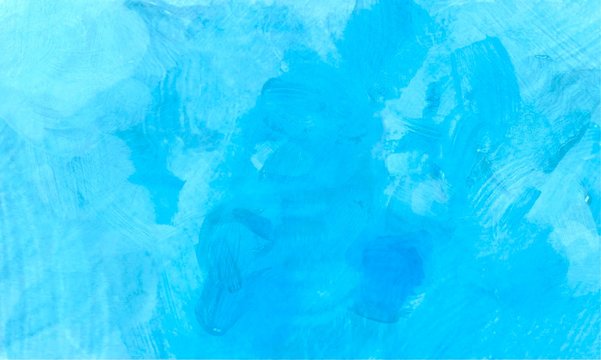 Abstract Watercolor Hand Painted Blue Background