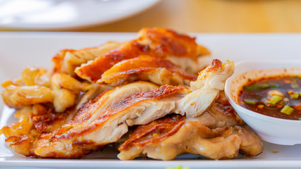 Grilled Chicken with  spicy source
