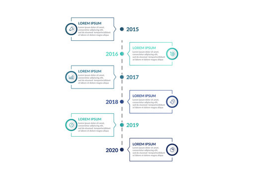 timeline infographic template design . business infographic concept for presentations, banner, workflow layout, process diagram, flow chart
