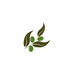 Olive logo template vector icon