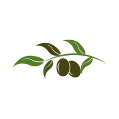 Fototapeta na wymiar Olive logo template vector icon
