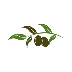 Olive logo template vector icon