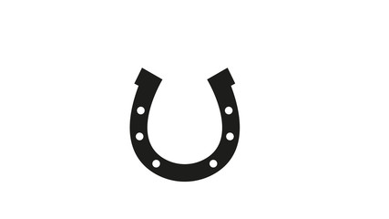 horseshoe isolated on white background