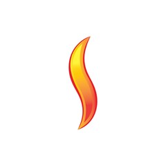 Fire Icon Logo Design Element