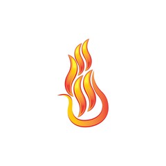 Fire Icon Logo Design Element