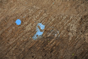 spilled paint to be abstract images