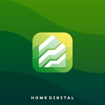 Home Mobile Application Illustration Vector Template