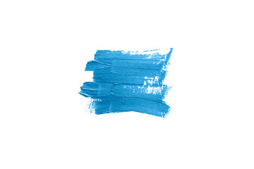 Brush strokes color swatch of the 2020 color of the year classic blue