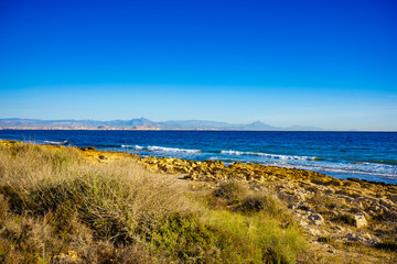 Fototapeta na wymiar Spanish coastal landscape