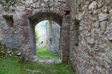 Entrance to the fortress. Gallenstein Castle