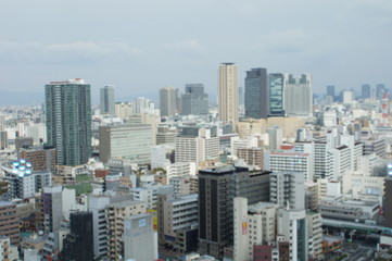 Fototapeta na wymiar 大阪市内の景色