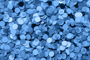 festive textured background of colorful party confetti