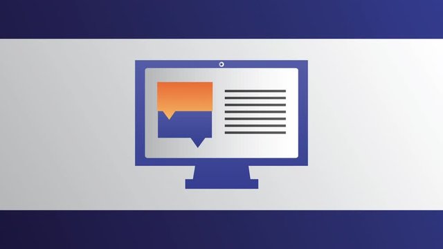 social media tech with desktop