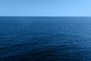 Obraz premium Summer daytime seascape of Crimea, Yalta, Blue surface