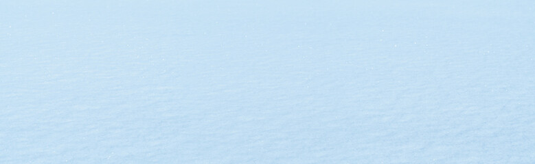 Winter landscape, virgin snow. Snow bright texture, panoramic view