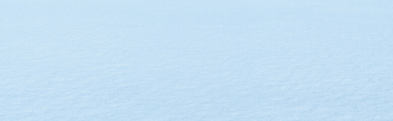 Winter landscape, virgin snow. Snow bright texture, panoramic view
