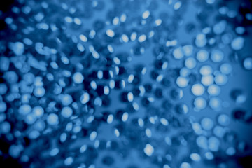 Abstract background blue color selective focus.