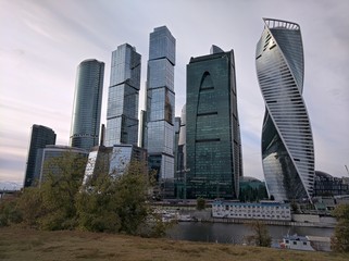 Skyscrapers Moscow city